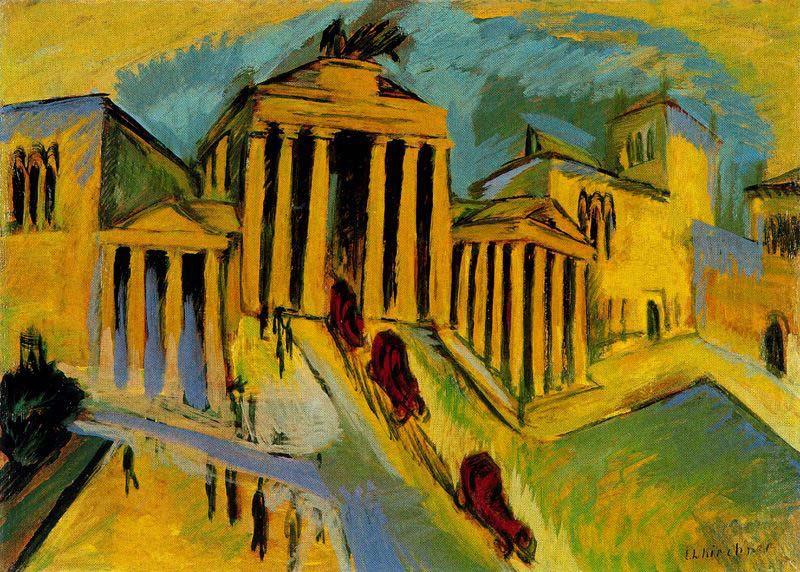 Ernst Ludwig Kirchner Brandenburger Tor china oil painting image